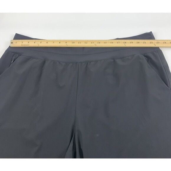 Athleta Nolita Slim Tapered Crop Pant Black Pull On 980400 Pocket Womens Plus 26 - Picture 14 of 16
